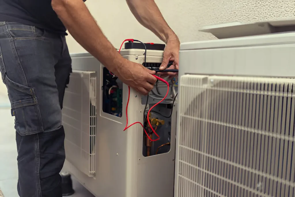 Emergency Air Conditioner Repair Service in Action